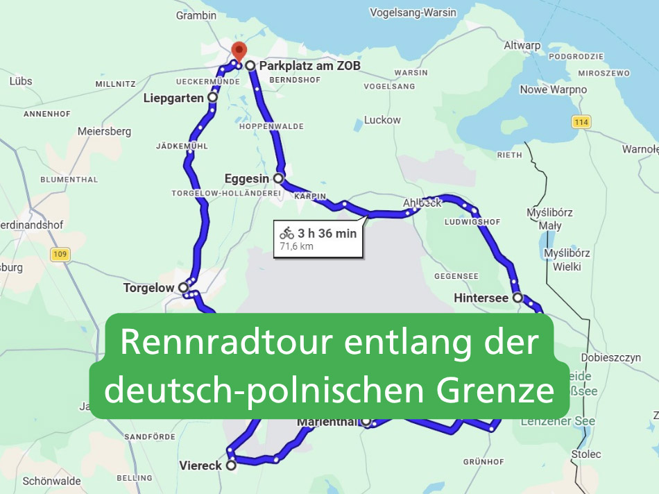 Rennrad- und Fahrradtour